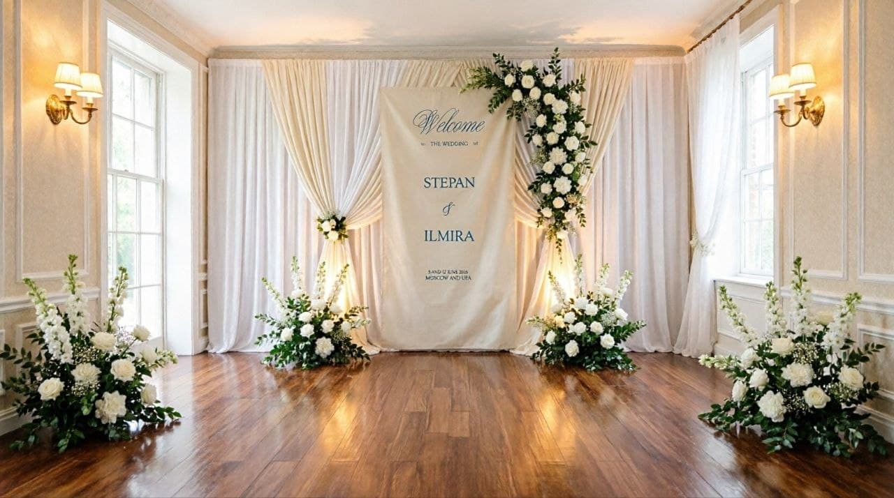 Фото проекта «Свадебный welcome-постер»